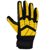 Gants de mécanicien d'impact TPR personnalisés de haute qualité Gants de sécurité au travail anti-vibration Revêtement en latex Cuir nitrile Conception sans blessure