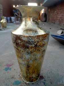 Mosaïque de verre design fer mosaïque décor à la maison pot de fleur antique pot de fleur design mosaïque pot de fleur - Product Image 2