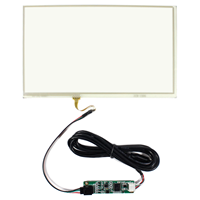 Panel Kaca Layar Sentuh Resistif 12 Inci 4 Kawat 4:3 260*200mm