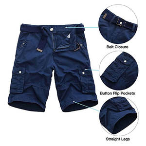 Service OEM Vente en gros Shorts cargo personnalisés Nouvelle arrivée Shorts cargo pour adultes avec marque privée - Product Image 3