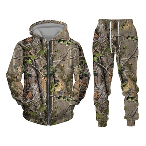 Personalizado de los hombres Vintage otoño Jogger conjuntos de alta calidad OEM poliéster estampado camuflaje suelto uniforme táctico camuflaje - Product Image 4