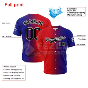 Maillot de baseball pour homme, style tendance, nouvelle collection 2025, respirant, grande taille, imprimé, vêtements de sport - Product Image 6