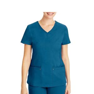 Tenues d'infirmière personnalisées en jersey tissé imperméable, hauts extensibles, ensembles d'infirmières, uniformes médicaux d'hôpital pour femmes, séchage rapide 2026 - Product Image 2