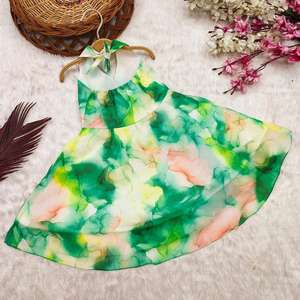 Vestido de Fiesta de Organza para Niñas al por Mayor, Materiales Reciclados, Secado Rápido, Interior Suave, Estilo Elegante, Adornos Florales - Product Image 3