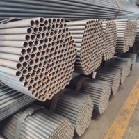 Tuyau en acier rond soudé ERW laminé à chaud en acier doux JIS G3444 SS400 pour les machines industrielles et les projets de pieux structurels