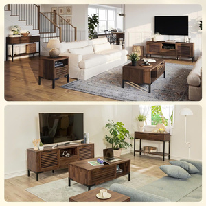 โต๊ะกาแฟทำจากไม้สำหรับห้องนั่งเล่นเฟอร์นิเจอร์ไม้ดีไซน์ทันสมัยจากโรงงานเวียดนาม - Product Image 4