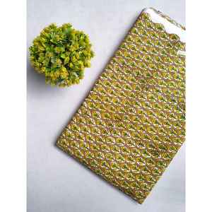 JBRTP46 HandBlock tissé style ethnique pur coton tissu organique fil peigné pour tapisserie d'ameublement et décoration intérieure densité personnalisable - Product Image 1