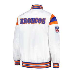 Bombardier en satin de qualité supérieure personnalisé OEM Veste de baseball légère au toucher Veste de baseball douce Service de marque privée - Product Image 6