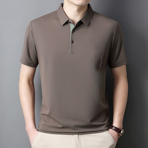 OEM Customized men's polo <b>shirts</b> men's short sleeved high end lapel casual <b>collared</b> <b>shirts</b> men's <b>t</b> <b>shirt</b> - Product Image 4