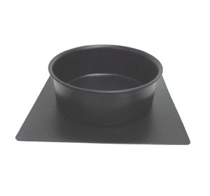 Bol rond en fer de style moderne noir avec couleur cuivre bol de service et décoratif pour la décoration de table de cuisine en métal - Product Image 2
