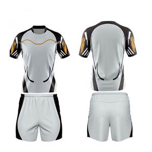 Uniforme de Rugby 100% Poliéster de Secado Rápido, Transpirable, Antibacteriano, Talla Grande, Unisex, para Bebés y Niños Pequeños, Hecho en Pakistán, OEM - Product Image 1