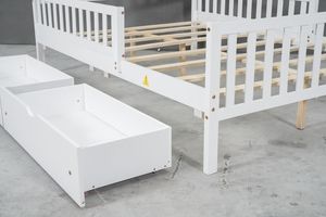 Base de Cama Completa de Madera Maciza con Cabecera Elegante y Almacenamiento Adicional para Adolescentes, Adultos o Apartamentos de Alquiler - Product Image 2