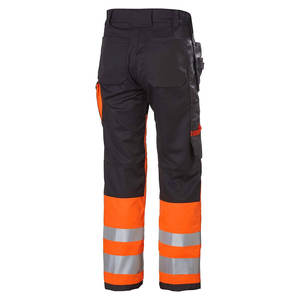 High Quality <b>Lightweight</b> Hi Vis Reflective Work Pants with Multi-Pockets <b>Casual</b> Safety Work Wear for Security Wholesale - Product Image 2