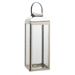 Lanterne en métal de haute qualité faite à la main cadre de finition enduit de poudre blanche avec lanterne bougeoir en verre lanterne personnalisable - Product Image 5