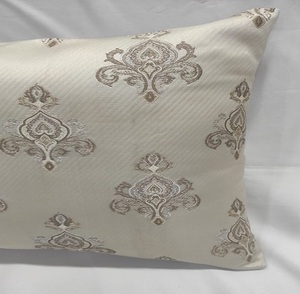 Jacquard rétro Style européen broderie housse de coussin en gros fleur taie d'oreiller pour salons - Product Image 1