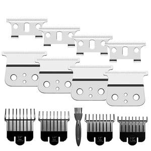 Lame en T de remplacement en acier inoxydable pour tondeuse à cheveux sans fil électrique ou rechargeable par USB pour usage domestique, barbe ou voiture - Product Image 1