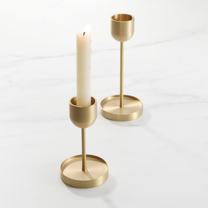 Decorative Brass Candle Stand Pillar Crafts for Home Christmas Decoration Modern Design Brass Candle Holder - Product Image 6