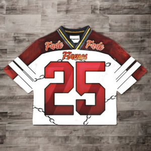 Camisetas de fútbol americano con malla de sublimación personalizada, camisetas transpirables de talla grande, diseños cortos personalizados para camisetas de hombre - Product Image 1