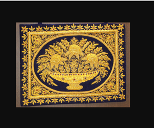 Joya Zari bordado a mano colgante de pared Material de silicona duradero para decoración del hogar elegante para sala de estar Oficina - Product Image 6