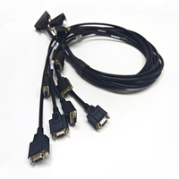 Cable Personalizado DB37 a Múltiples DB9, Cable de Expansión Industrial para Comunicación Serial y Sistemas de Prueba de Control