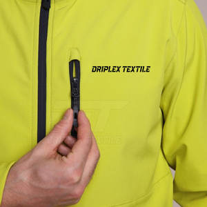 Vente en gros Veste coupe-vent à fermeture éclair OEM Veste coupe-vent personnalisée pour hommes Veste coupe-vent imperméable - Product Image 5