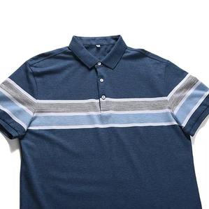 Polyester à séchage rapide simple logo personnalisé imprimé décontracté chemise polo grande taille pour hommes chemises polo personnalisées pour hommes - Product Image 4