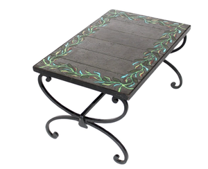 Elegante mesa de centro con marco de metal, muebles duraderos para el hogar, Villa, Hotel u oficina, uso para sala de estar o apartamento - Product Image 1