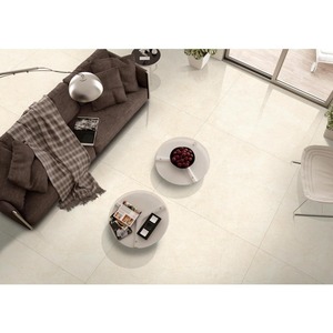 Vivistaar แผ่นกระเบื้องพอร์ซเลนเคลือบเงาสีเบจ1000x1000มม. 100x100ซม. กระเบื้องปูพื้นเซรามิกขนาดใหญ่ gvt - Product Image 2