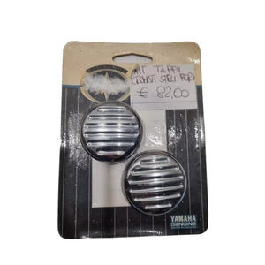 Tapas de Horquilla Cromadas Originales Yamaha Drag Star, Pieza de Repuesto Cromada para Motocicleta, Número de Pieza STR4YV270202 - Product Image 1