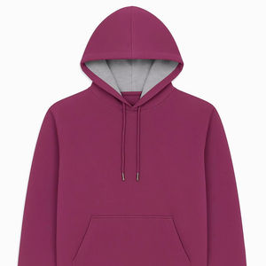 <b>Men's</b> Solid Color Classic Hoodie with Drawcord Hood Kangaroo <b>Pouch</b> Pocket Trending Winter FOB Items Bangladesh Digital Printing - Product Image 1