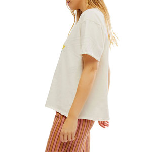 เสื้อยืดคอกลมพิมพ์ลายตามสั่ง ราคาส่ง สำหรับผู้หญิง แขนสั้น ระบายอากาศดี เหมาะกับฤดูร้อน เป็นมิตรกับสิ่งแวดล้อม ผ้าฝ้าย 100% คุณภาพสูง - Product Image 2