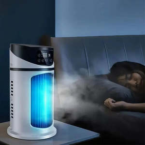 Portable Electric Battery Operated Evaporative <b>Cooler</b> Fan Air Purifier Digital Control 40dB Quiet Operation Low Energy Saving - Product Image 1