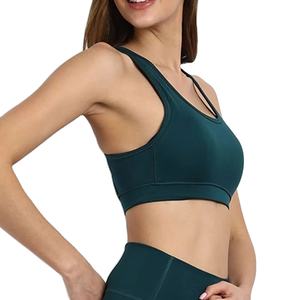 Women Seamless Sports <b>Bra</b> Soft Padded Wireless Yoga Gym Fitness <b>Bra</b> Breathable Medium Support Activewear - Product Image 5