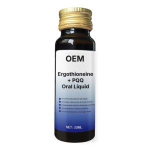 Suplemento diario OEM de etiqueta privada sin OGM y vegano Ergothioneine + PQQ Oral Liquid apoya el bienestar general - Product Image 4