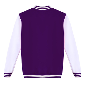 Diseño de fábrica Venta al por mayor Chaquetas de mujer Chaquetas Mangas largas y cálidas Ropa deportiva Cuello redondo Cuello Mejor calidad Mujeres Varsity - Product Image 3
