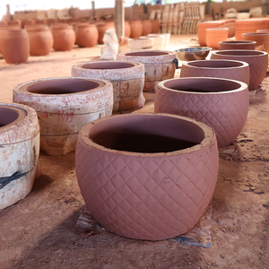 Elegant Glossy Glaze Handmade <b>Ceramic</b> <b>Pot</b> Eco-Friendly Durable Outdoor Home & Garden Planter with Drainage Hole Wholesale Supply - Product Image 4