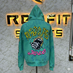 เสื้อฮู้ดซิปพิมพ์ลายหน้าจอที่ลูกค้าต้องการวัสดุสดใหม่ - Product Image 6