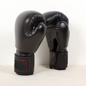 Fabricantes de guantes de boxeo de cuero Pu de servicio personalizado Guantes deportivos de perforación para entrenamiento Equipo DE BOXEO - Product Image 4
