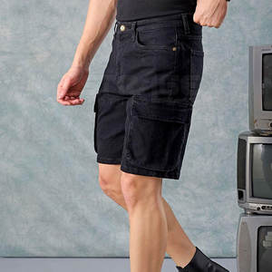 Shorts en jean décontractés pour hommes, 100 % coton, personnalisés, écologiques, légers, respirants et à séchage rapide – Grande Vente - Product Image 3