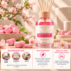 Diffusore di Fragranze a Forma di Chewing Gum 100ml OEM con Etichetta Privata |   Deodorante per Ambienti Mikado, Fragranza per la Casa |   Spagna UE - Product Image 3