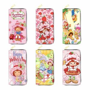 Donne fragola Designer simpatico cartone animato portafogli ragazze portafogli e borselli da donna portafogli lunghi <span class=keywords><strong>pochette</strong></span> - Product Image 2