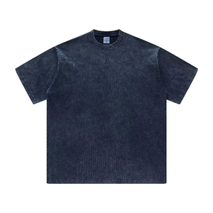 เสื้อยืดมัดย้อมโอเวอร์ไซส์สำหรับทั้งชายและหญิงเสื้อยืดวินเทจสไตล์สตรีทย้อนยุคผ้าฝ้ายพรีเมียมสไตล์สตรีท - Product Image 3