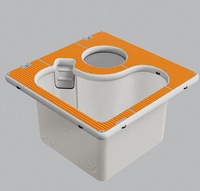Plateforme flottante gonflable ultime pour piscine de yacht en bord de mer, quai flottant, île flottante avec surface antidérapante