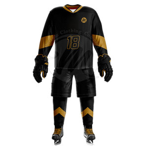 Conjunto Clásico de Hockey sobre Hielo, Jersey y Pantalones Duraderos y Cómodos, Tejido Transpirable, Ideal para Entrenamiento y Competición - Product Image 5