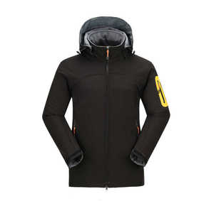 Combinaison d'escalade extérieure coupe-vent doublée de polaire Ensemble 2 pièces tendance Veste détachable pour l'automne/hiver Vente en gros sur mesure - Product Image 3