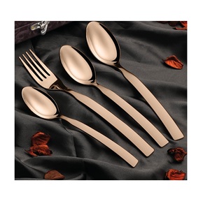 Wholesale 24-Piece Modern Stainless Steel <b>Cutlery</b> Set High Quality Flatware Unique Wooden Spoons Forks <b>Stand</b> Eco-Friendly for - Product Image 1