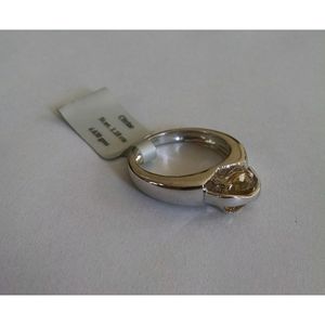 Anillo de Citrino Natural para Mujer Shah Gems, Plata de Ley 925, Patrón Geométrico, Material Principal Platino, Rodio, para Uso Diario - Product Image 3