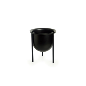 Pots de jardinière en métal de fer doré de style moderne de luxe avec support pour accessoires de jardin de balcon - Product Image 1