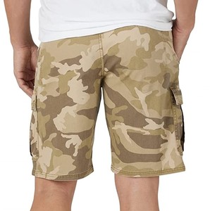 กางเกงขาสั้นผ้าสแปนเด็กซ์สีเบจสีพื้นดิจิทัลผ้าสแปนเด็กซ์สำหรับผู้ชายดีไซน์ใหม่ป้องกันการยับ - Product Image 2