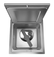 Lave-vaisselle 2 en 1 à chargement par le haut, design compact, cuve en acier inoxydable, rangement sans odeur et verrouillage pour enfants